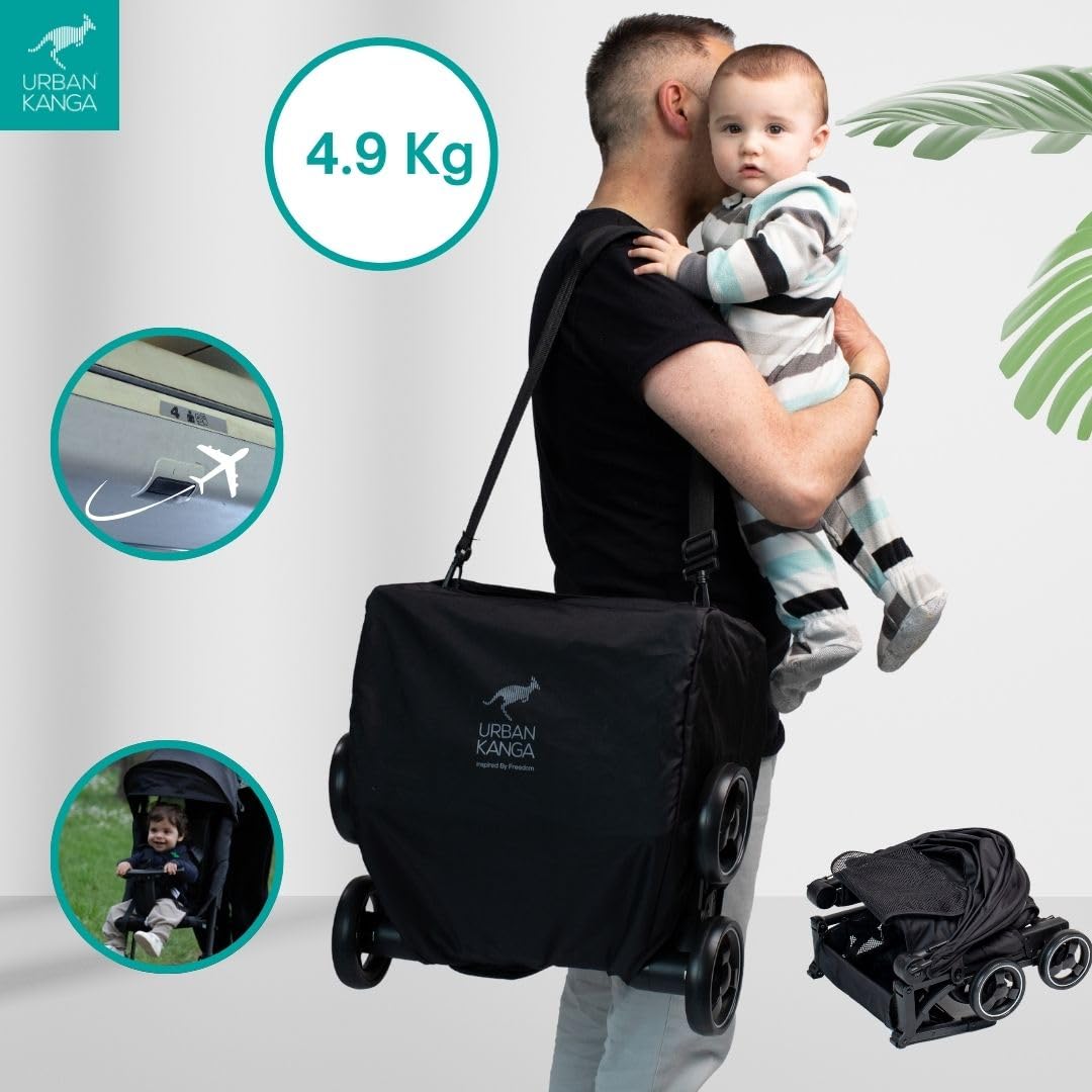 Urban Kanga Bandicoot Reisebuggy Handgepäck bis 25 kg – Hellgrau ✅