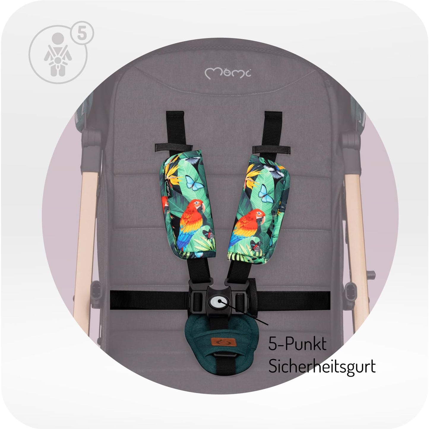MoMi Estelle Buggy klappbar mit Liegefunktion ab 6 Mon. ✅
