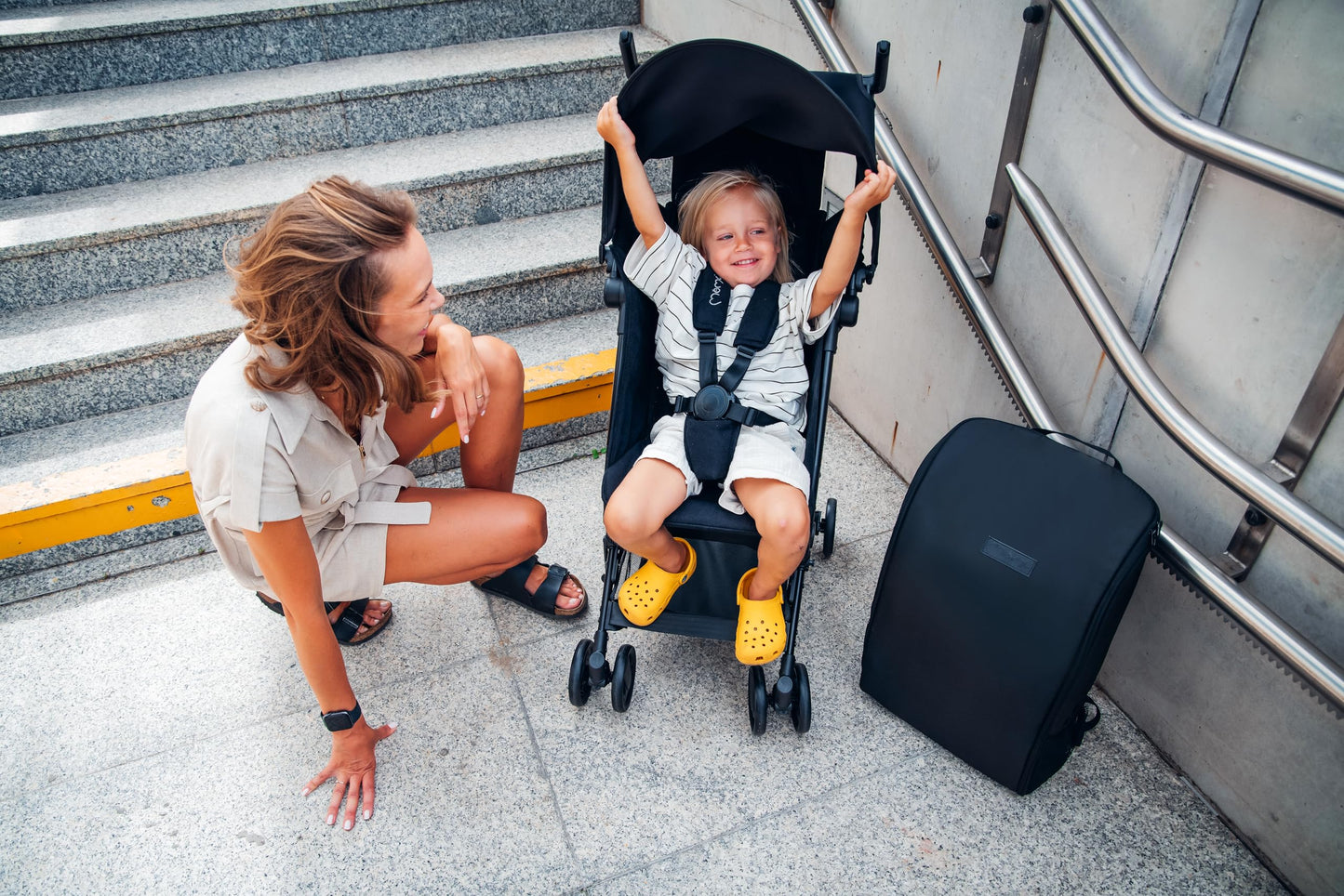 MoMi Grace Buggy leicht & kompakt ab 6 Mon. – Reisebuggy ✅