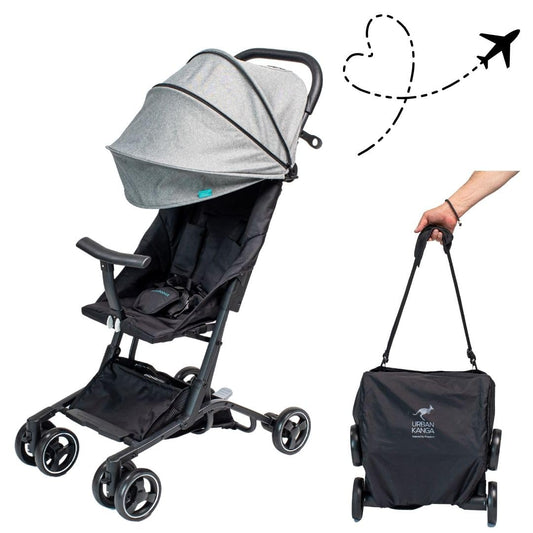 Urban Kanga Bandicoot Reisebuggy Handgepäck bis 25 kg – Hellgrau ✅