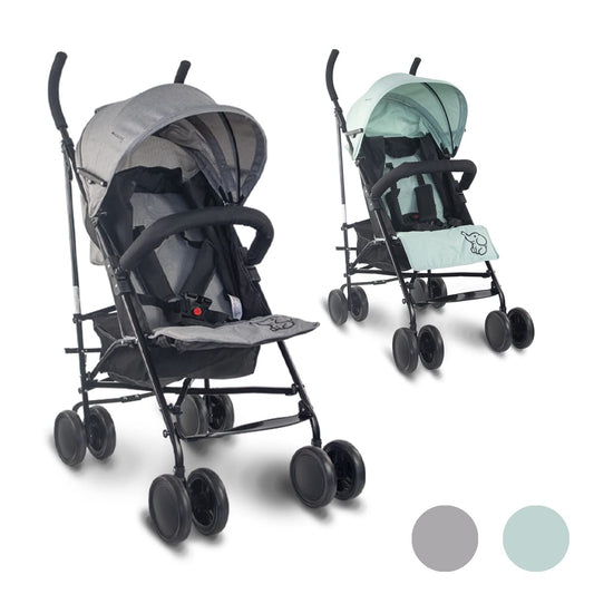 Mobiclinic Kinderwagen Buggy grau/schwarz, leicht & sicher