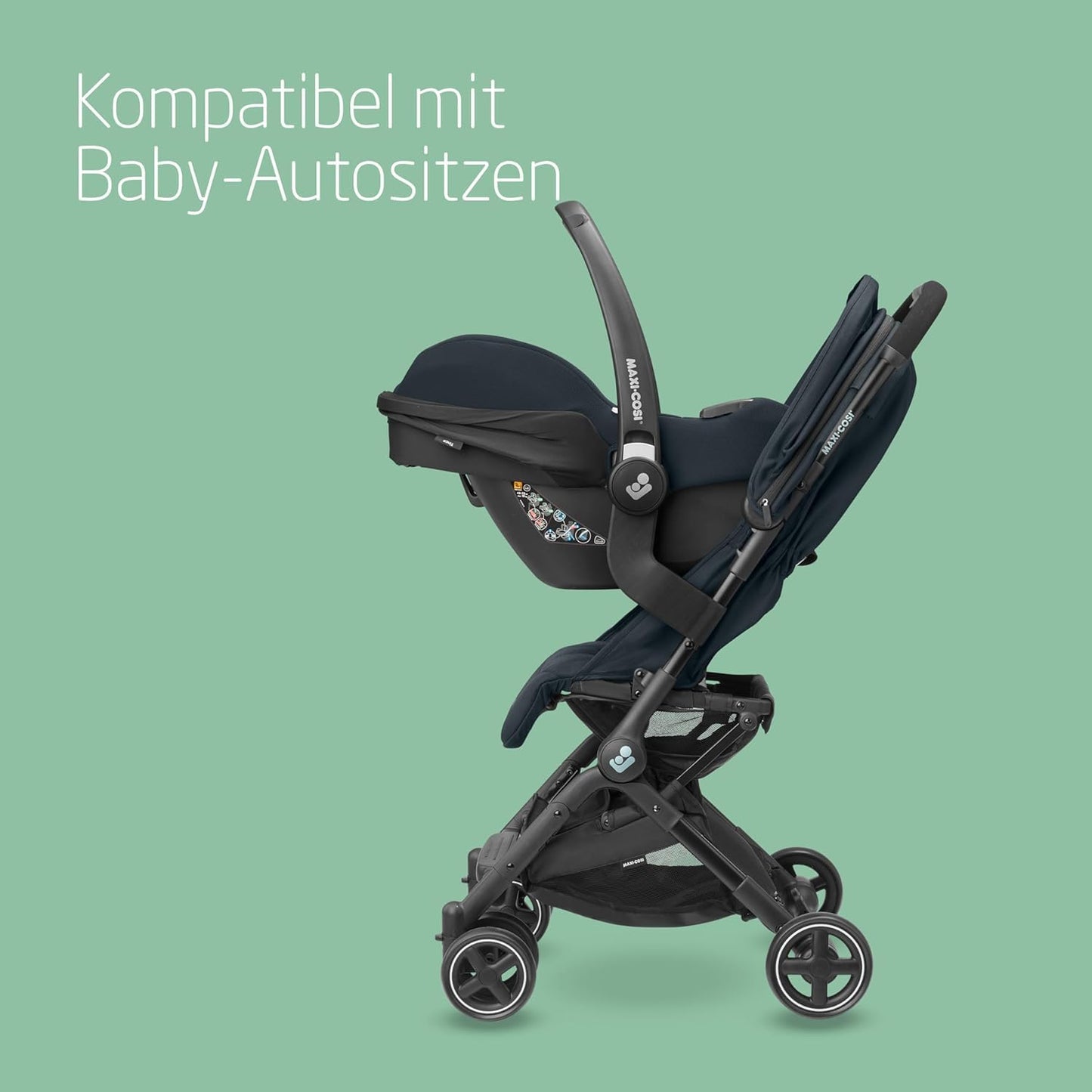 Maxi-Cosi Lara2 Buggy kompakt & leicht – Essential Graphite ✅