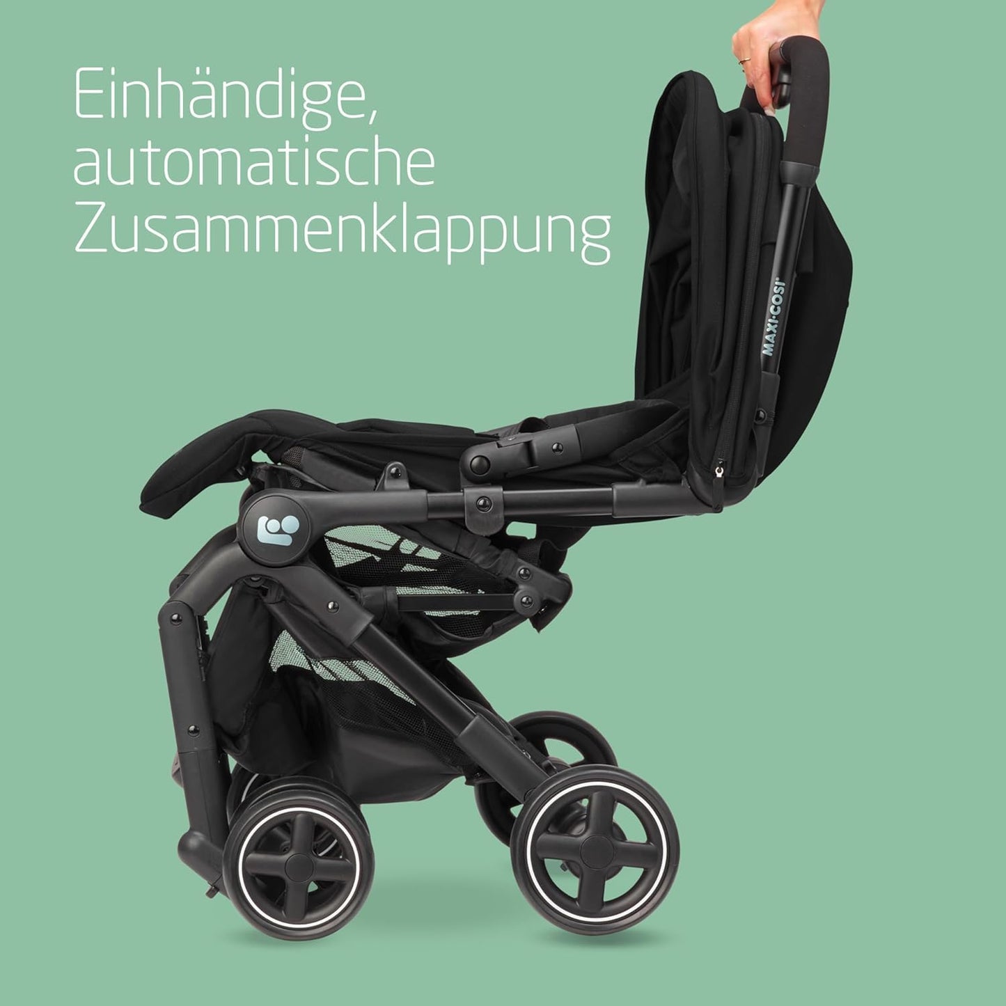 Maxi-Cosi Lara2 Buggy kompakt & leicht – Essential Black