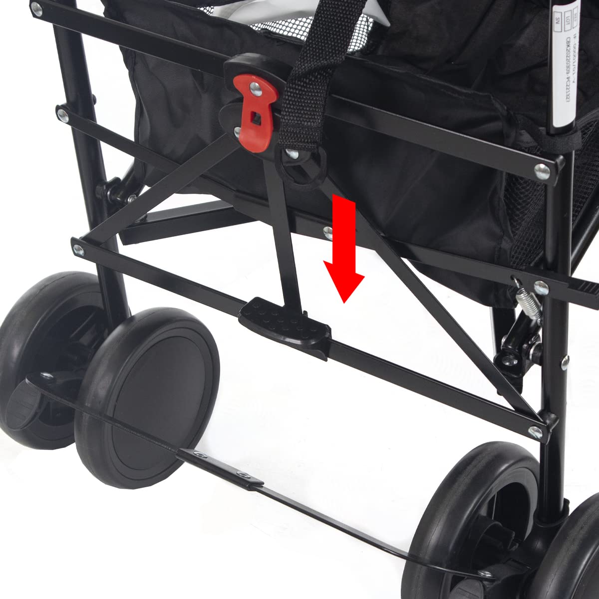 Mobiclinic Kinderwagen Buggy grau/schwarz, leicht & sicher