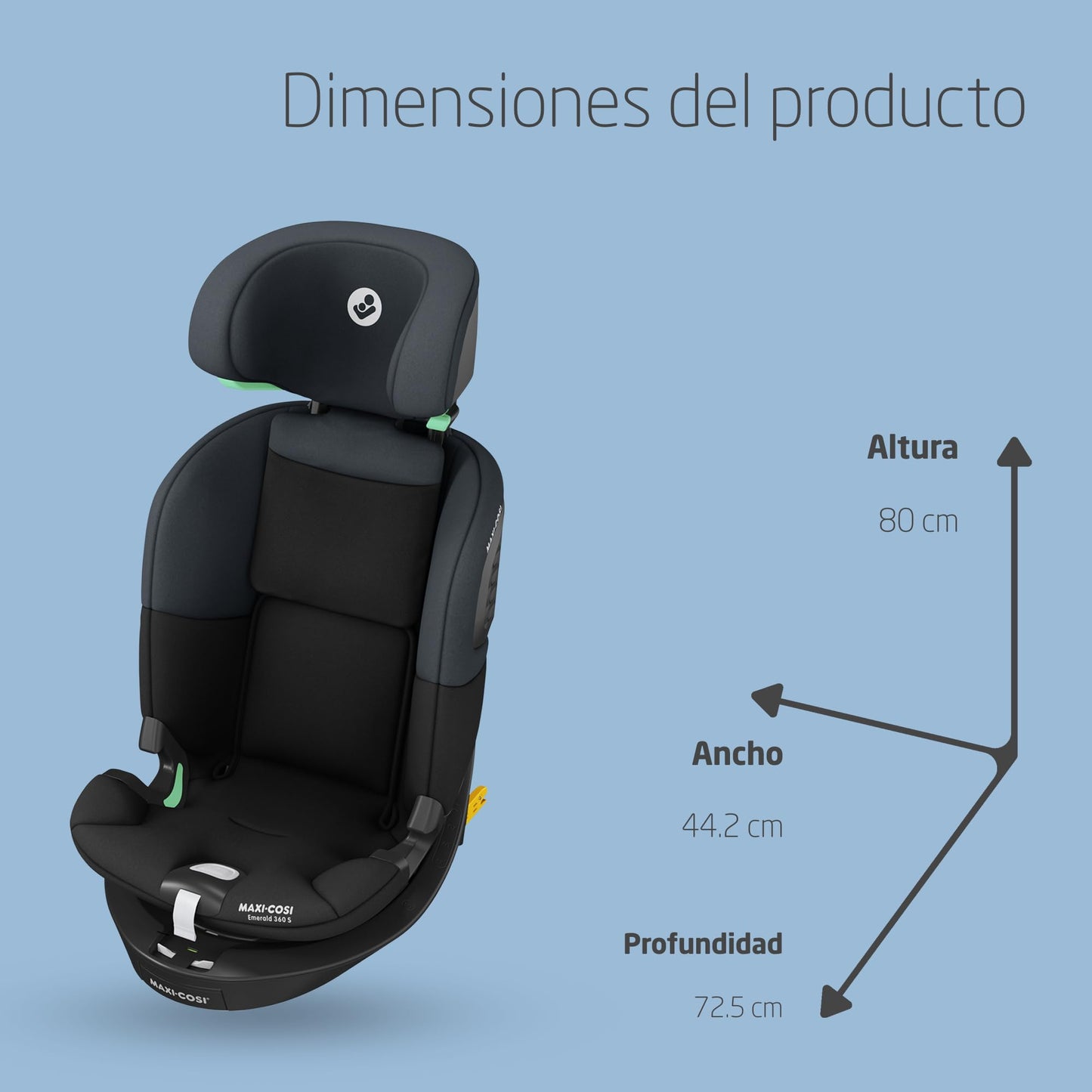 360° drehbarer i-Size Autositz 0–12 J. – Maxi-Cosi Emerald