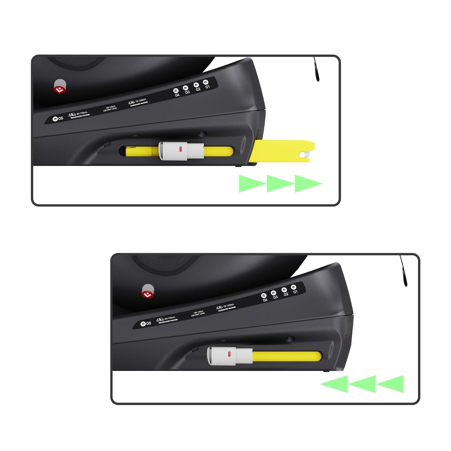 XOMAX 946i Kindersitz 360° drehbar ISOFIX 0–36 kg – Schwarz ✅