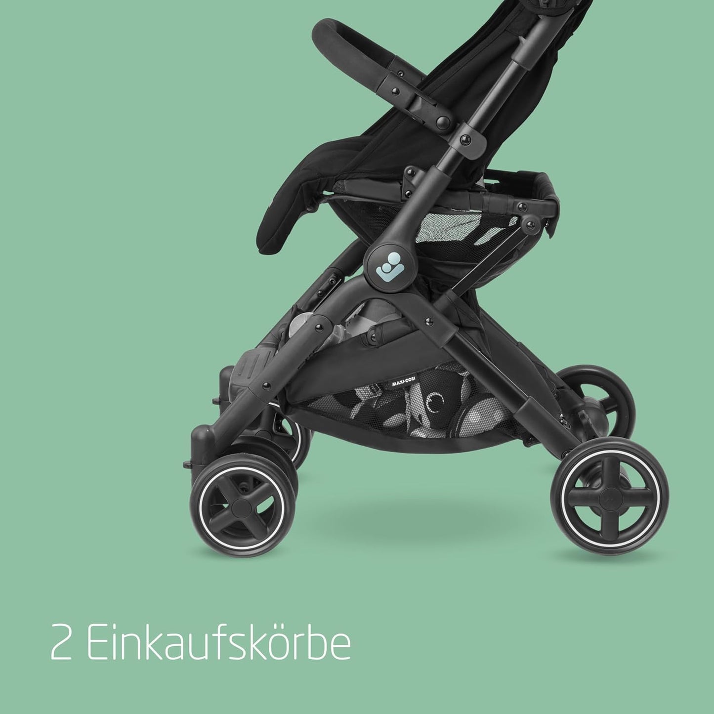 Maxi-Cosi Lara2 Buggy kompakt & leicht – Essential Black