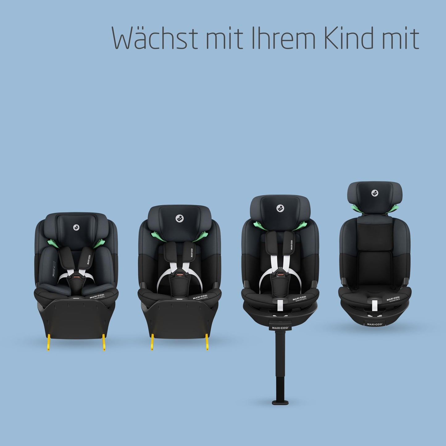 360° drehbarer i-Size Autositz 0–12 J. – Maxi-Cosi Emerald