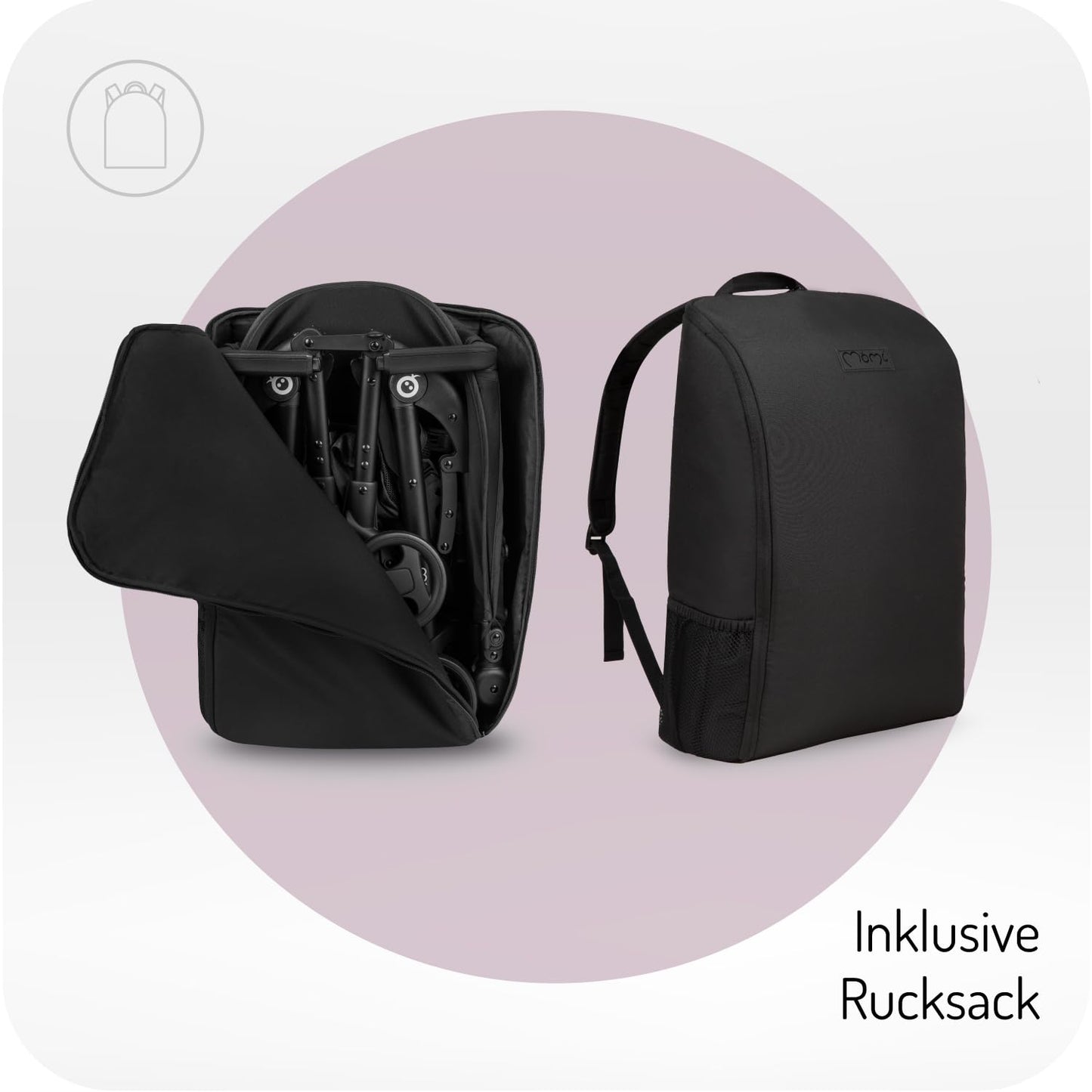 MoMi Grace Buggy leicht & kompakt ab 6 Mon. – Reisebuggy ✅