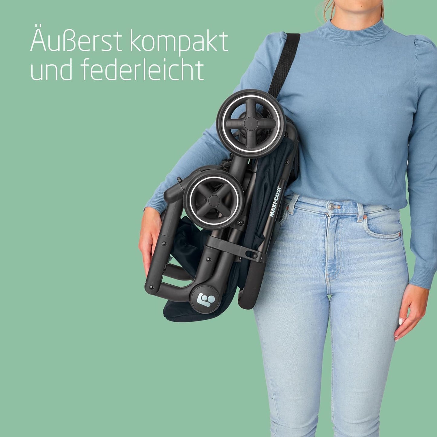 Maxi-Cosi Lara2 Buggy kompakt & leicht – Essential Graphite ✅