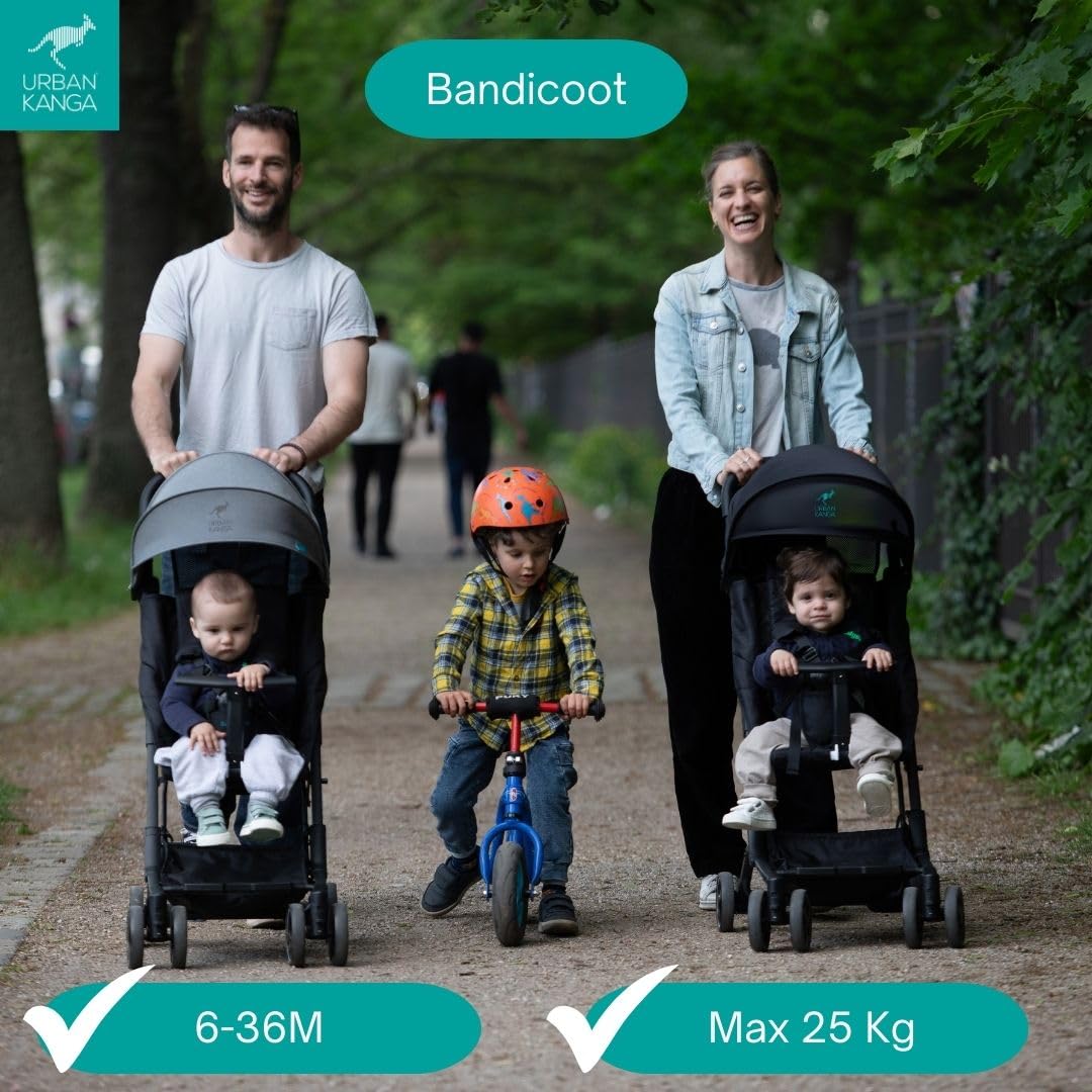 Urban Kanga Bandicoot Reisebuggy Handgepäck bis 25 kg – Hellgrau ✅