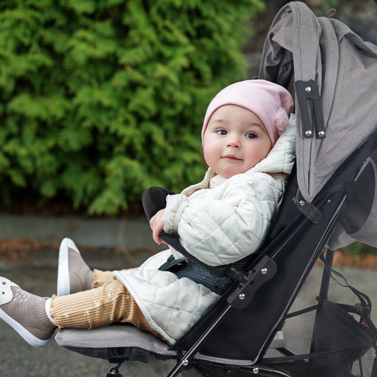 Mobiclinic Kinderwagen Buggy grau/schwarz, leicht & sicher