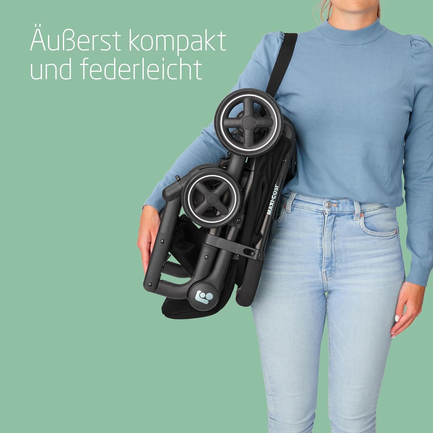 Maxi-Cosi Lara2 Buggy kompakt & leicht – Essential Black