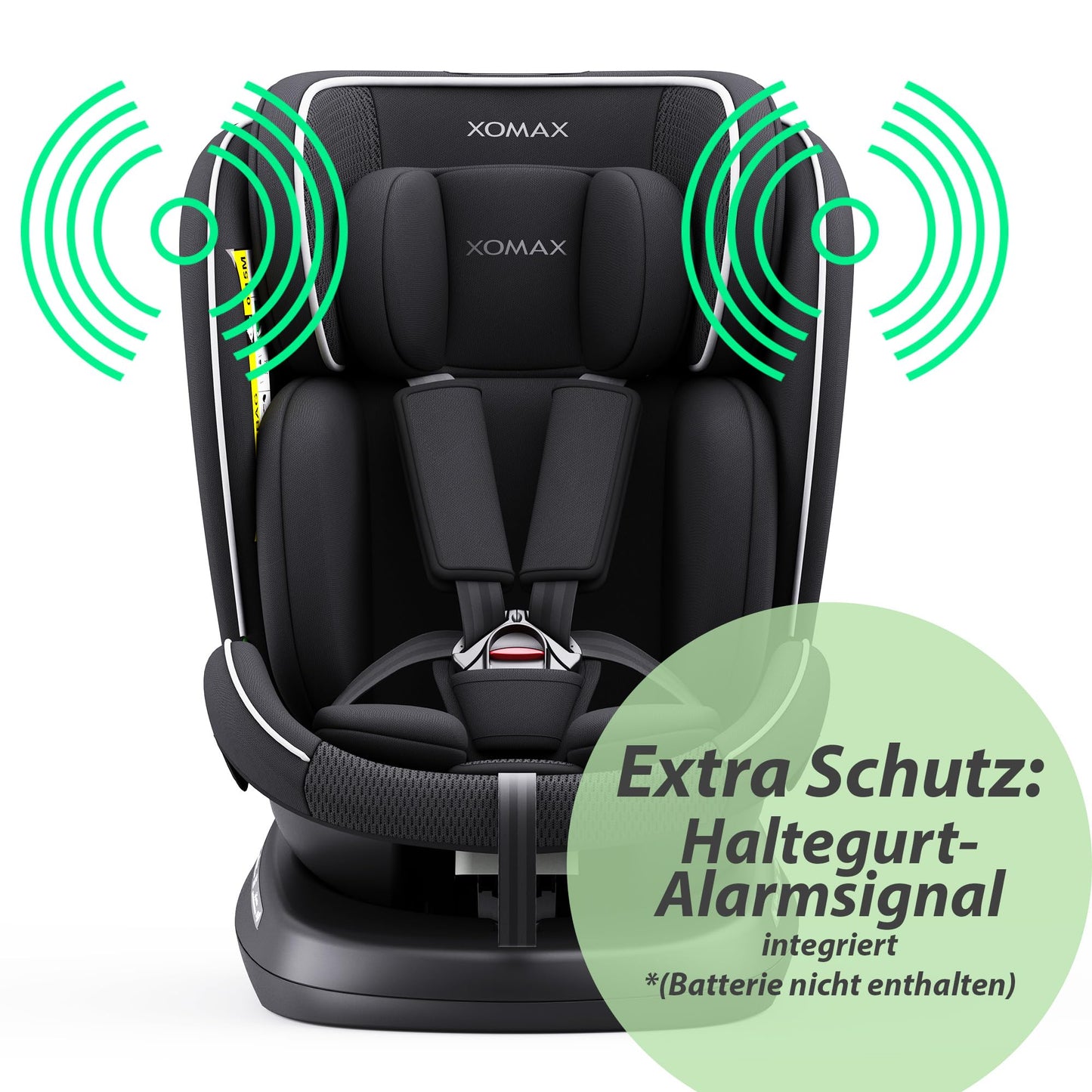 XOMAX 946i Kindersitz 360° drehbar ISOFIX 0–36 kg – Schwarz ✅